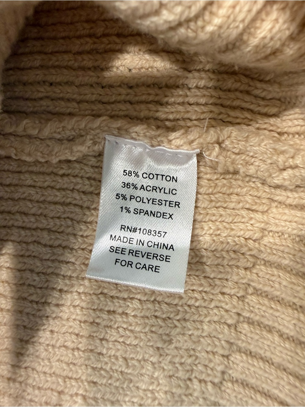 Evereve Neutral Cream Zip Knit Jacket - Picture 8 of 11